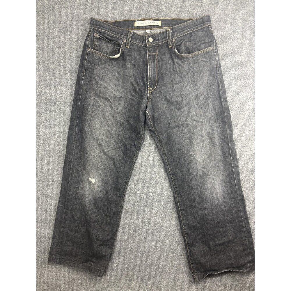 Agave The Waterman‎ Jeans Mens 38x29 Gray Relaxed Straight Denim Casual Mid Rise